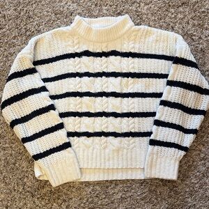 Abercrombie Kids Cozy Striped Knit Sweater